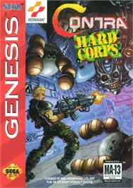 Box cover for Contra Hard Corps on the Sega Nomad.