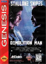 Box cover for Demolition Man on the Sega Nomad.