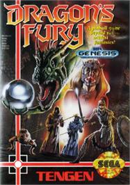 Box cover for Dragon's Fury on the Sega Nomad.