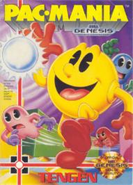 Box cover for Pac-Mania on the Sega Nomad.