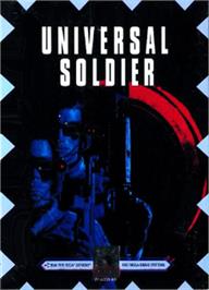 Box cover for Universal Soldier on the Sega Nomad.