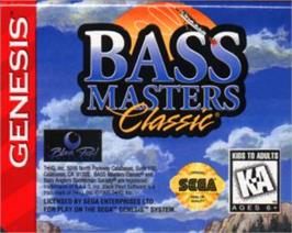 Cartridge artwork for Bass Masters Classics on the Sega Nomad.