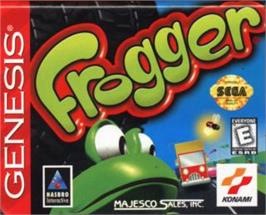 Cartridge artwork for Frogger on the Sega Nomad.