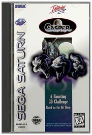 Box cover for Casper on the Sega Saturn.