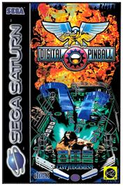 Box cover for Digital Pinball: Necronomicon on the Sega Saturn.