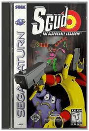 Box cover for Scud: The Disposable Assassin on the Sega Saturn.