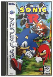 Box cover for Sonic R on the Sega Saturn.