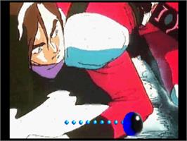 In game image of Strahl: Himerareshi Nanatsu no Hikari on the Sega Saturn.