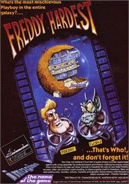 Advert for Freddy Hardest on the Sinclair ZX Spectrum.