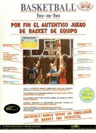 Advert for GBA Championship Basketball: Two-on-Two on the Amstrad CPC.