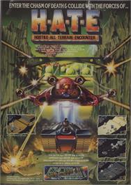 Advert for H.A.T.E. on the Sinclair ZX Spectrum.