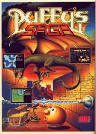 Advert for Puffy's Saga on the Amstrad CPC.