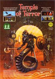 Advert for Temple of Terror on the Sinclair ZX Spectrum.