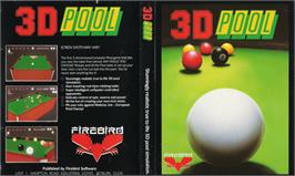 Box cover for 3D Pool on the Sinclair ZX Spectrum.