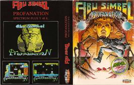 Box cover for Abu Simbel Profanation on the Sinclair ZX Spectrum.