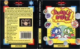 Box cover for Bubble Bobble on the Sinclair ZX Spectrum.