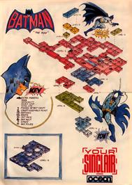 Game map for Batman on the Nintendo SNES.