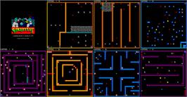 Game map for Gauntlet on the Nintendo Arcade Systems.