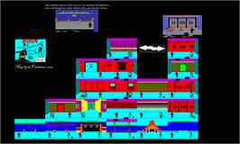 Game map for Ninja on the Atari ST.