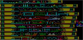 Game map for NorthStar on the Commodore 64.