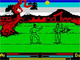 In game image of Time and Magik: The Trilogy on the Sinclair ZX Spectrum.