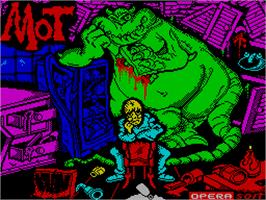 Title screen of Myth on the Sinclair ZX Spectrum.
