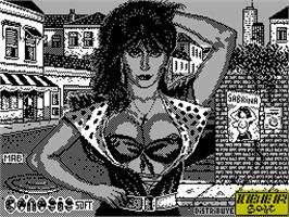 Title screen of Sabrina on the Sinclair ZX Spectrum.