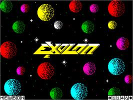 Title screen of The Eidolon on the Sinclair ZX Spectrum.