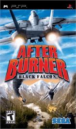 Box cover for After Burner: Black Falcon on the Sony PSP.