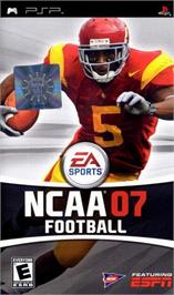 Box cover for NCAA Football 7 on the Sony PSP.