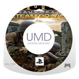Artwork on the Disc for SOCOM: U.S. Navy SEALs - Fireteam Bravo 2 on the Sony PSP.