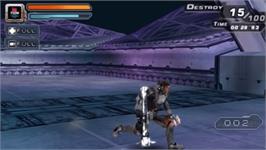 In game image of Bounty Hounds on the Sony PSP.