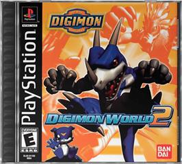Box cover for Digimon World 2 on the Sony Playstation.