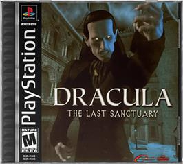 Box cover for Dracula: The Last Sanctuary on the Sony Playstation.