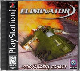 Box cover for Eliminator on the Sony Playstation.