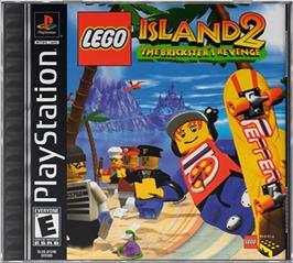 Box cover for LEGO Island 2: The Brickster's Revenge on the Sony Playstation.
