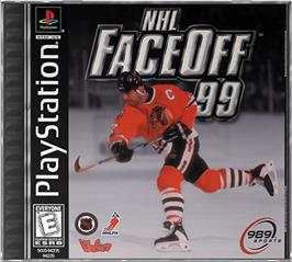 Box cover for NHL FaceOff '99 on the Sony Playstation.