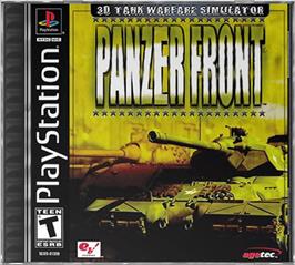 Box cover for Panzer Front on the Sony Playstation.