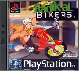 Box cover for Radikal Bikers on the Sony Playstation.