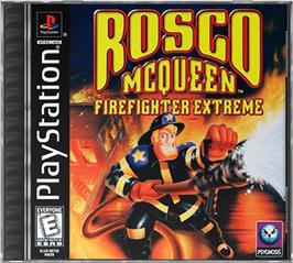 Box cover for Rosco McQueen Firefighter Extreme on the Sony Playstation.