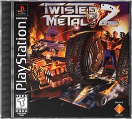 Box cover for Twisted Metal 2 on the Sony Playstation.