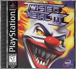 Box cover for Twisted Metal III on the Sony Playstation.
