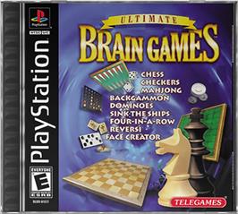 Box cover for Ultimate Brain Games on the Sony Playstation.