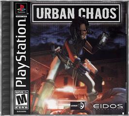 Box cover for Urban Chaos on the Sony Playstation.