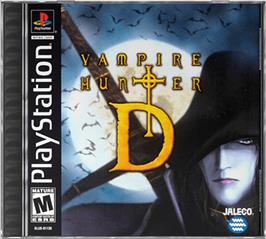 Box cover for Vampire Hunter D on the Sony Playstation.
