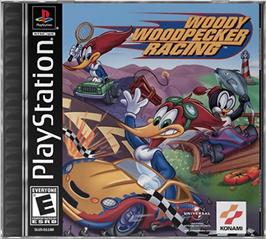 Box cover for Woody Woodpecker Racing on the Sony Playstation.
