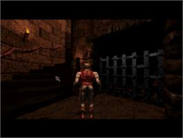 In game image of Chronicles of the Sword on the Sony Playstation.