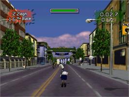 In game image of ESPN Extreme Games on the Sony Playstation.