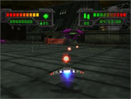 In game image of Eliminator on the Sony Playstation.