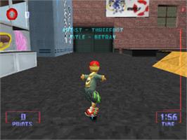 In game image of Razor Freestyle Scooter on the Sony Playstation.